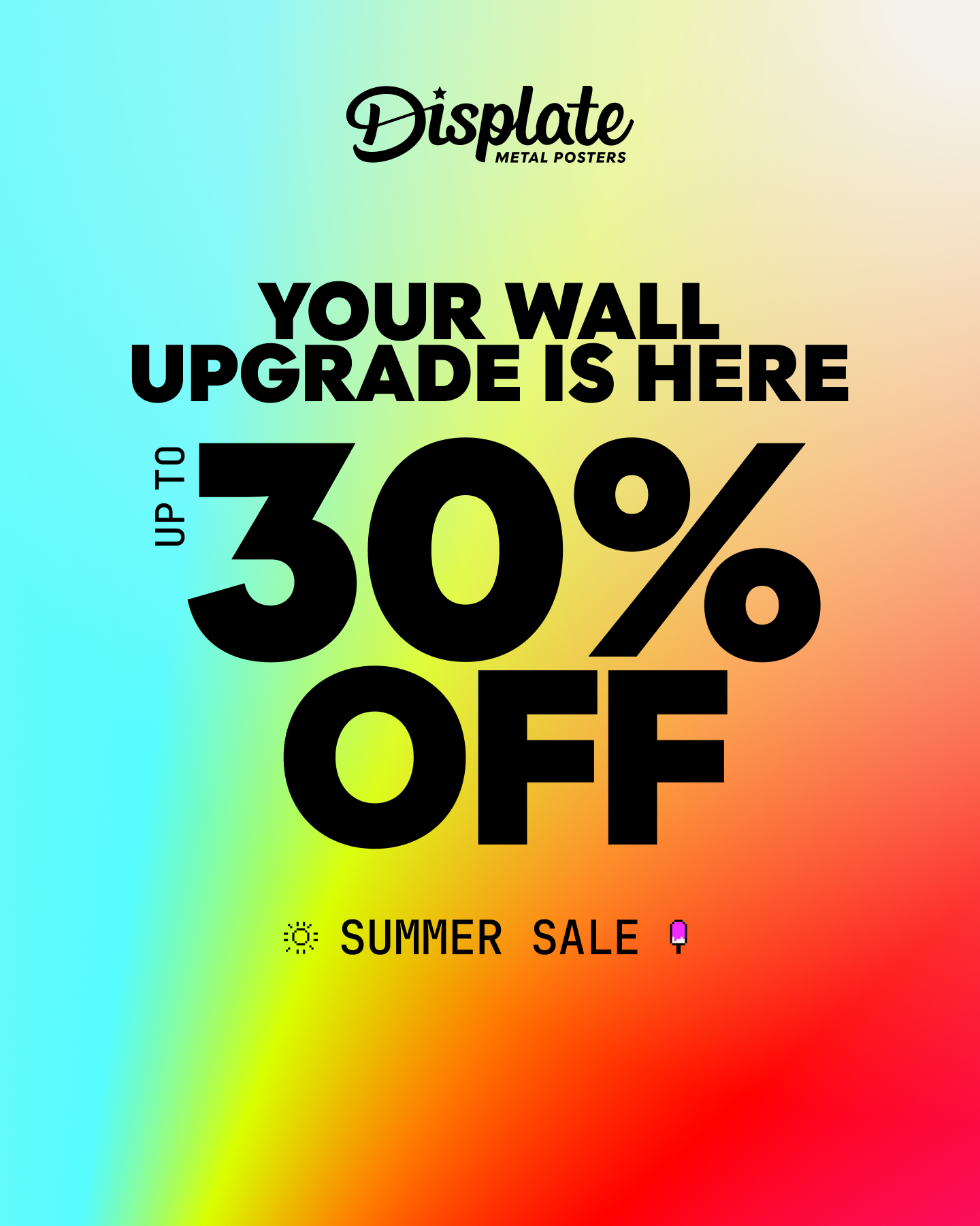 Displate Facebook ad
