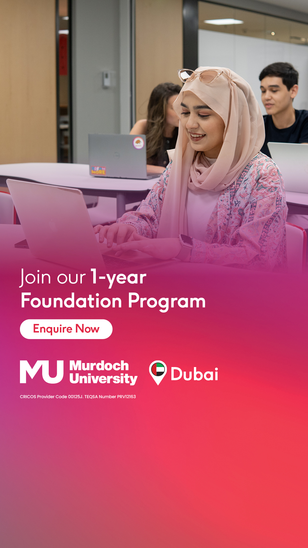 Murdoch University Dubai Facebook ad