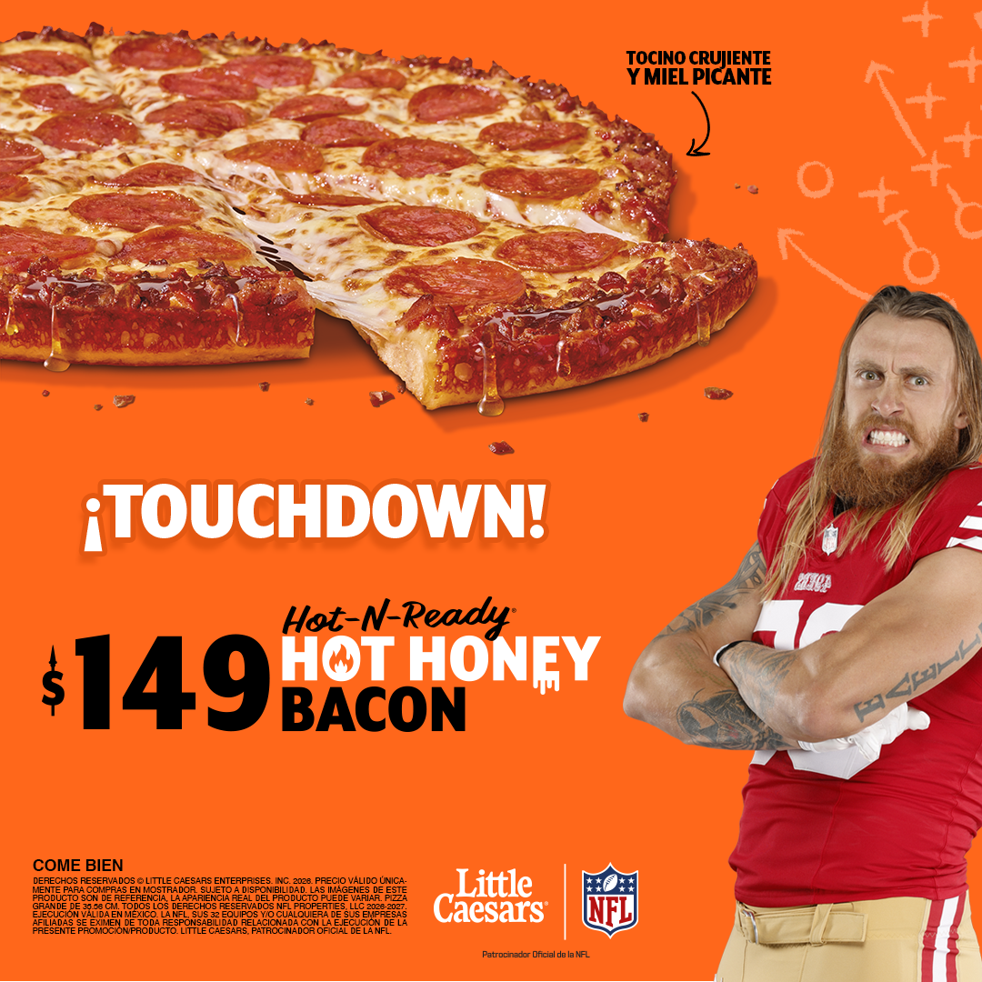 Little Caesars Facebook ad: ¡Nueva Hot Honey Bacon!