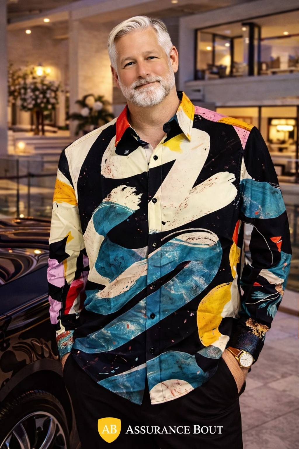 The Future Fashion Facebook ad: CHEMISES FOULARDS PREMIUM HOMME