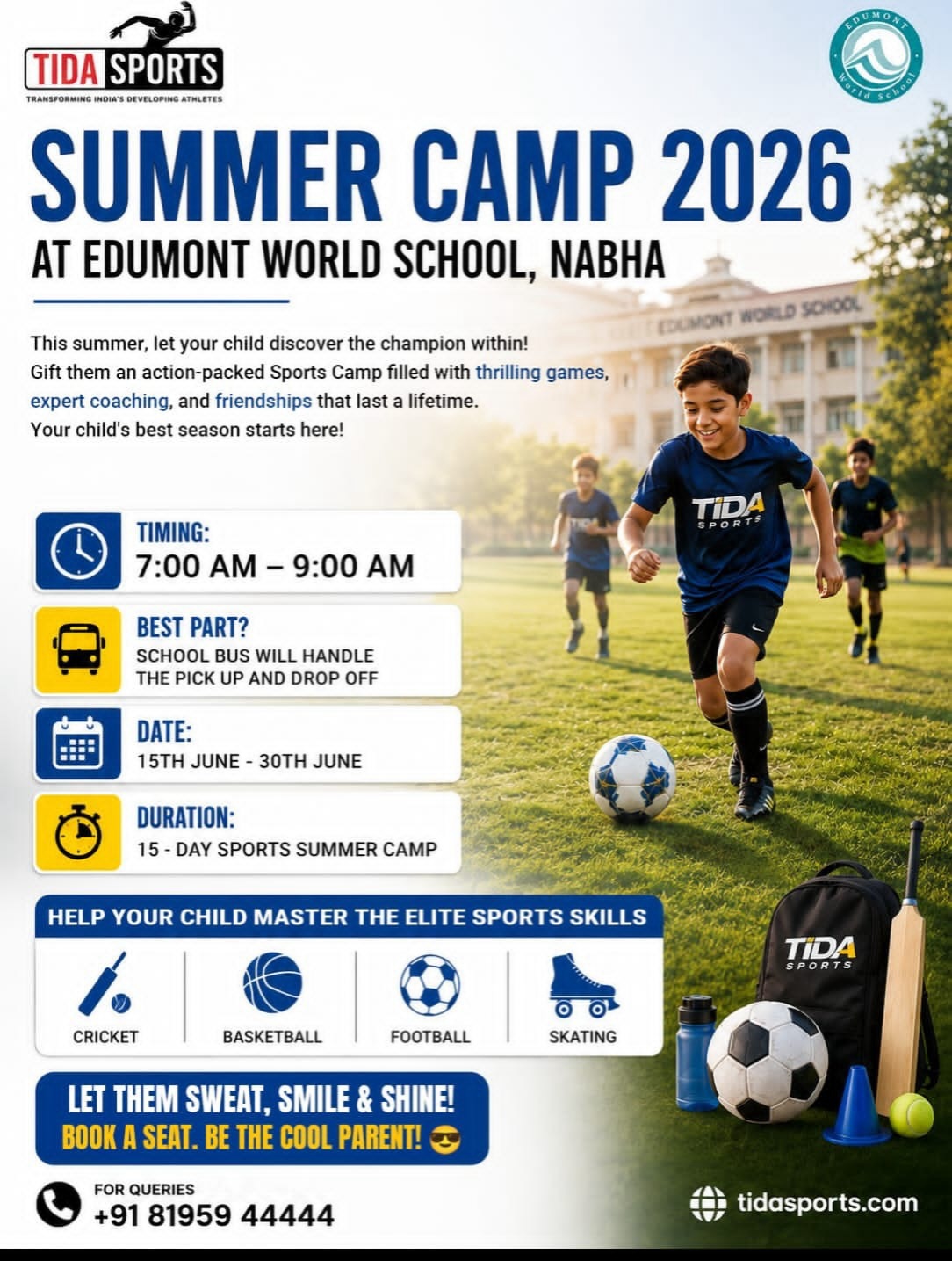 Tidasports Facebook ad: Instagram