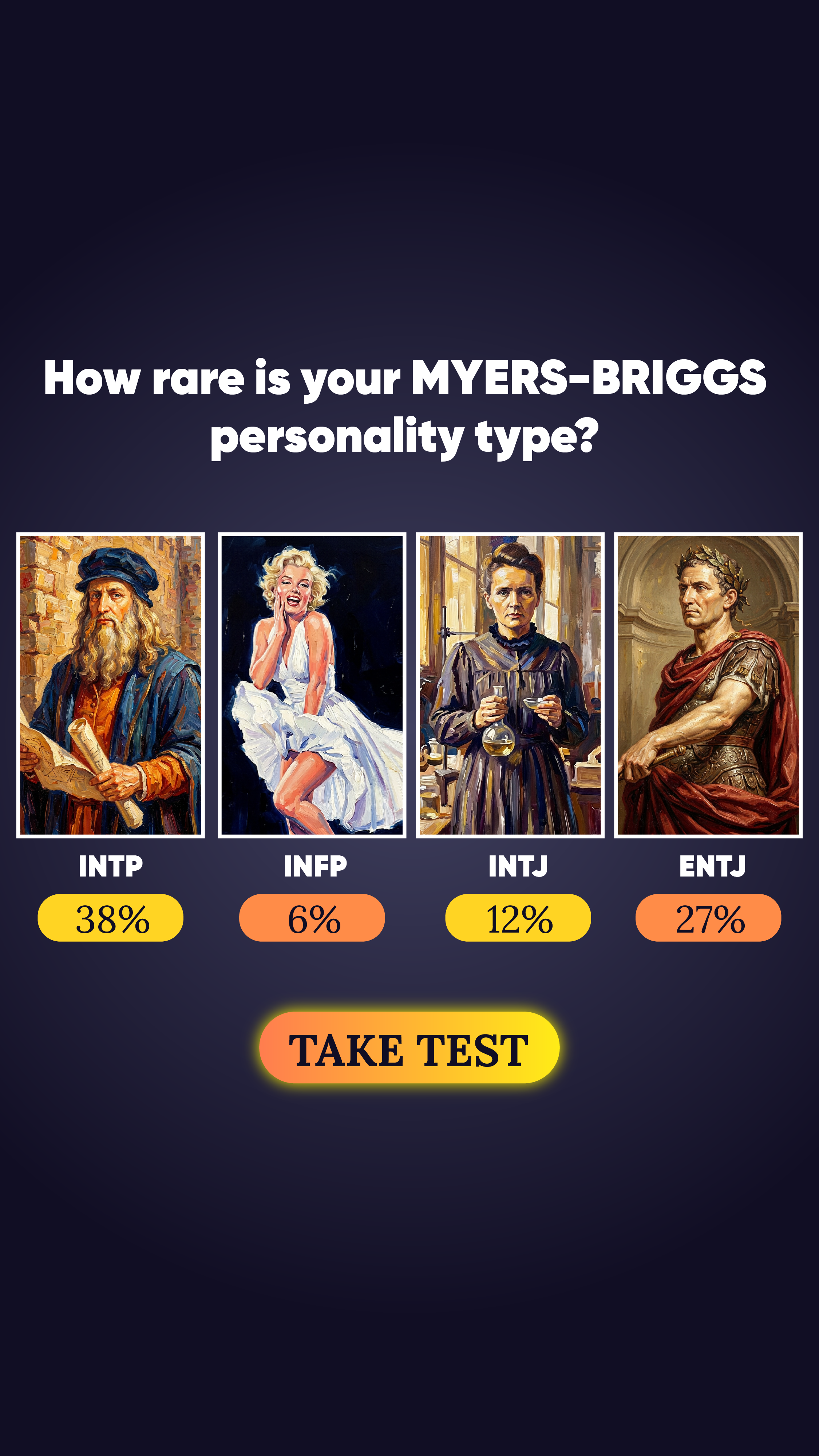 Personality Type Facebook ad