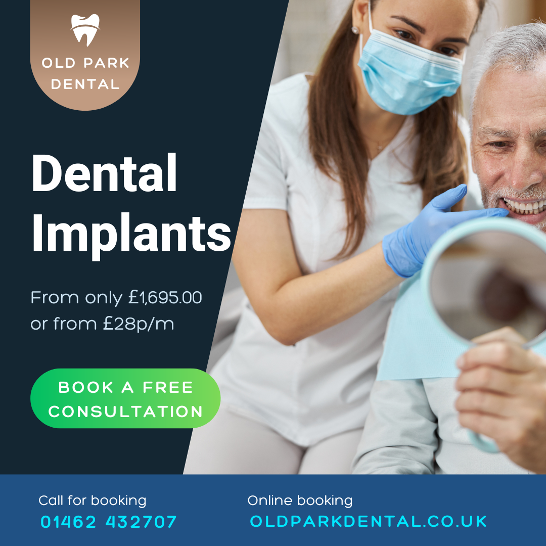 Old Park Dental Hitchin Facebook ad