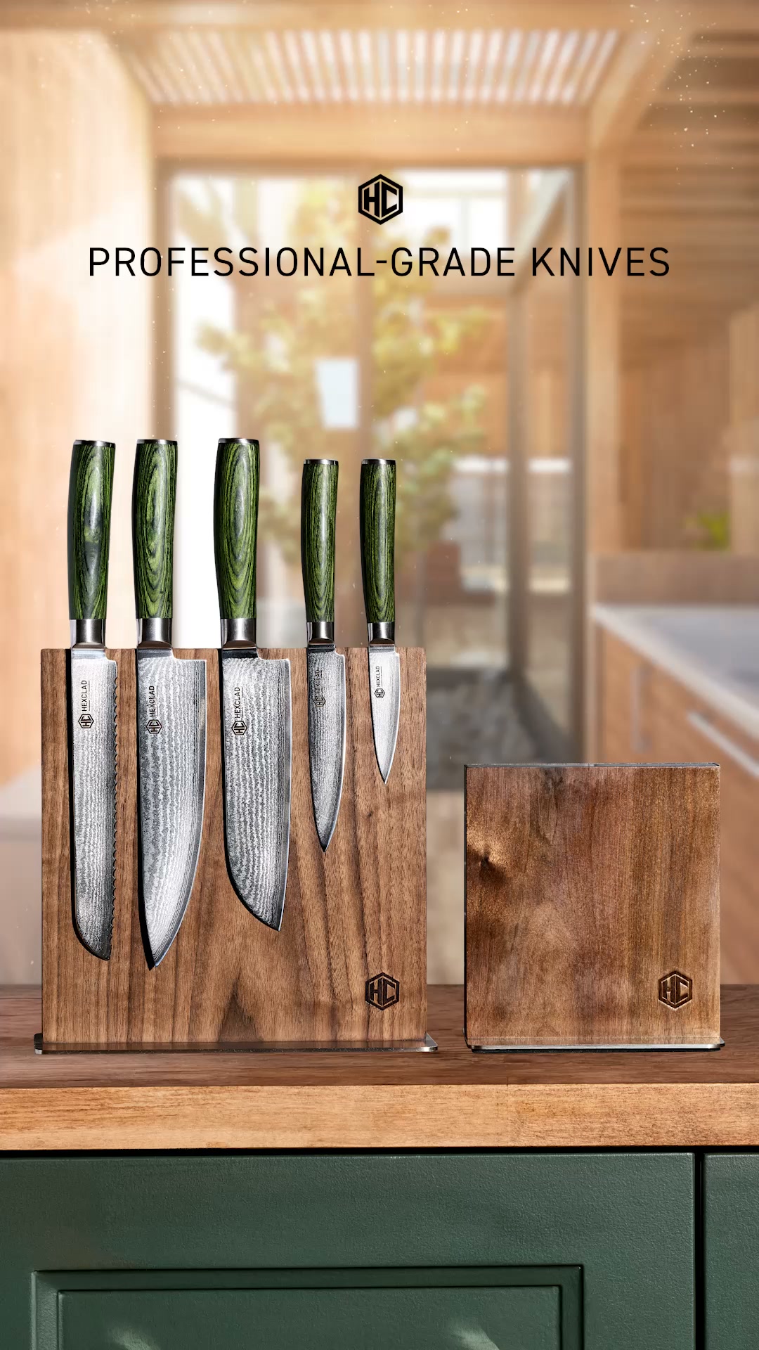 HexClad Facebook ad: Discover the Studio Knife Set