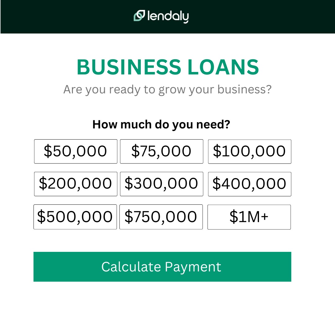 Lendaly Facebook ad: Business Loans Made Simple
