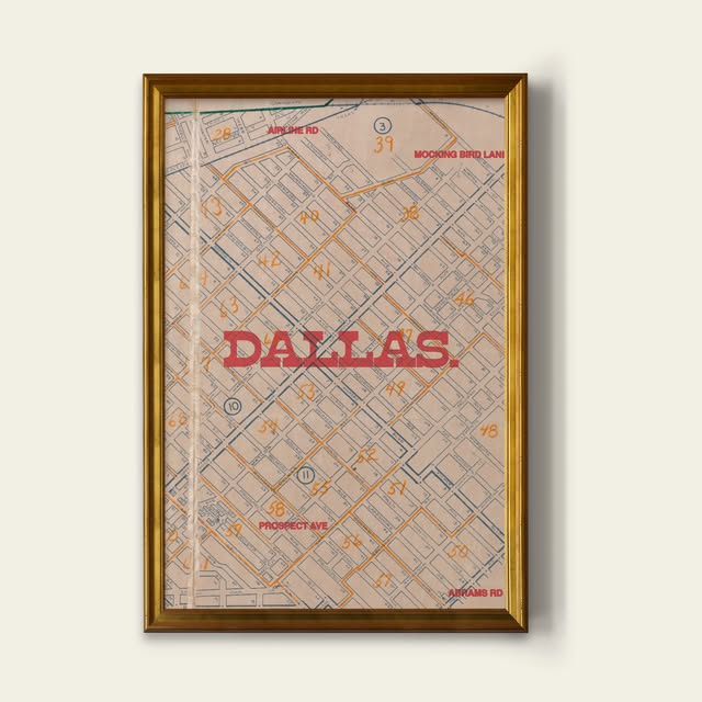 Greenhouse Hotel Facebook ad: Vintage map posters