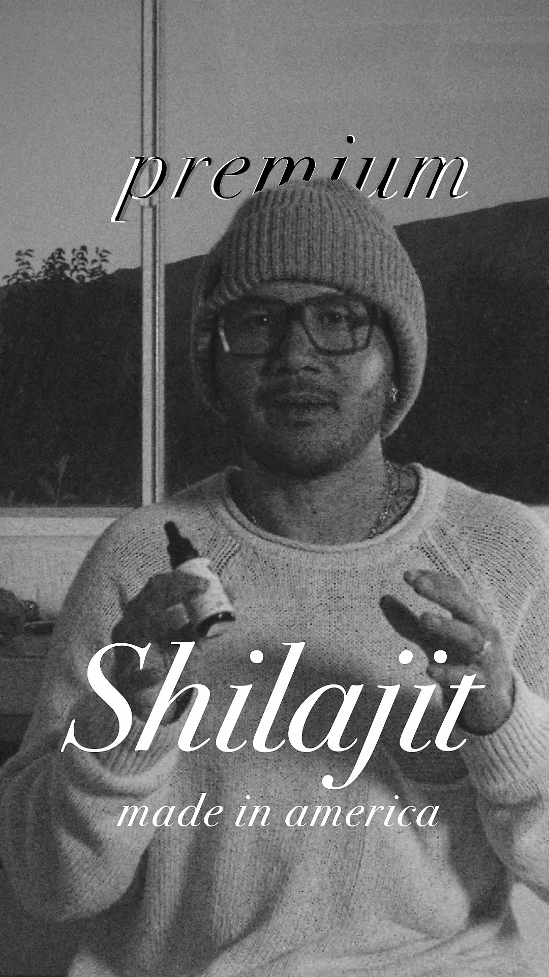 Fractal Forest Facebook ad: You've Never Tried Shilajit Like This.