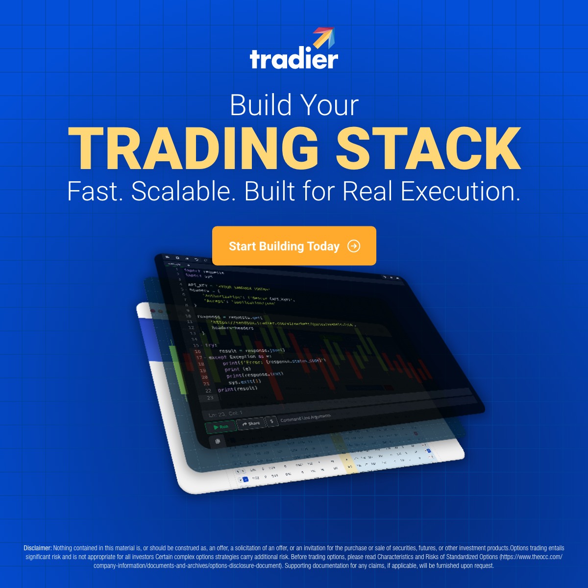 Tradier Facebook ad