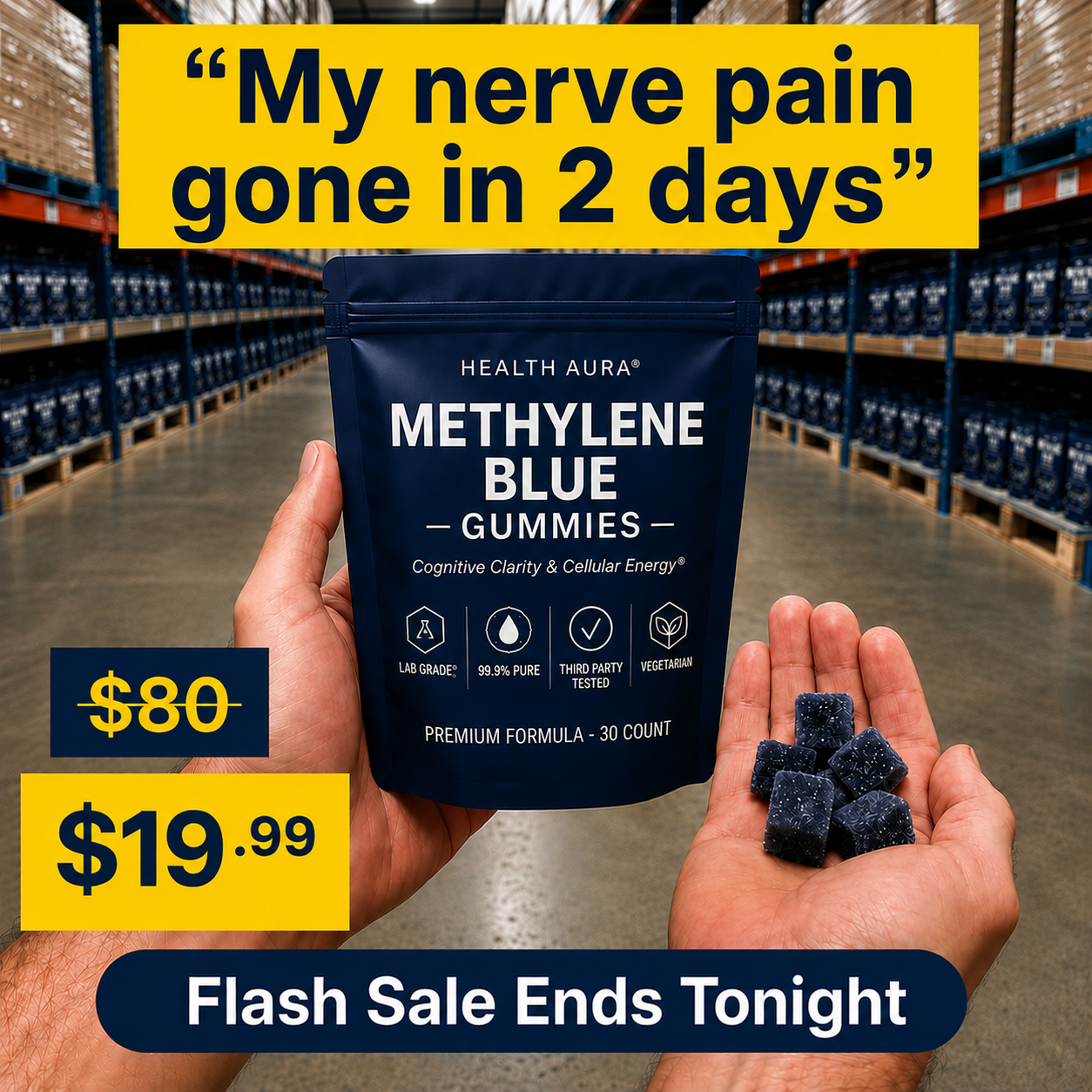 The Pain-Free Aging Report Facebook ad