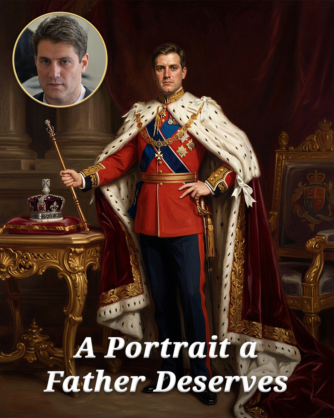 Turn Me Royal Facebook ad