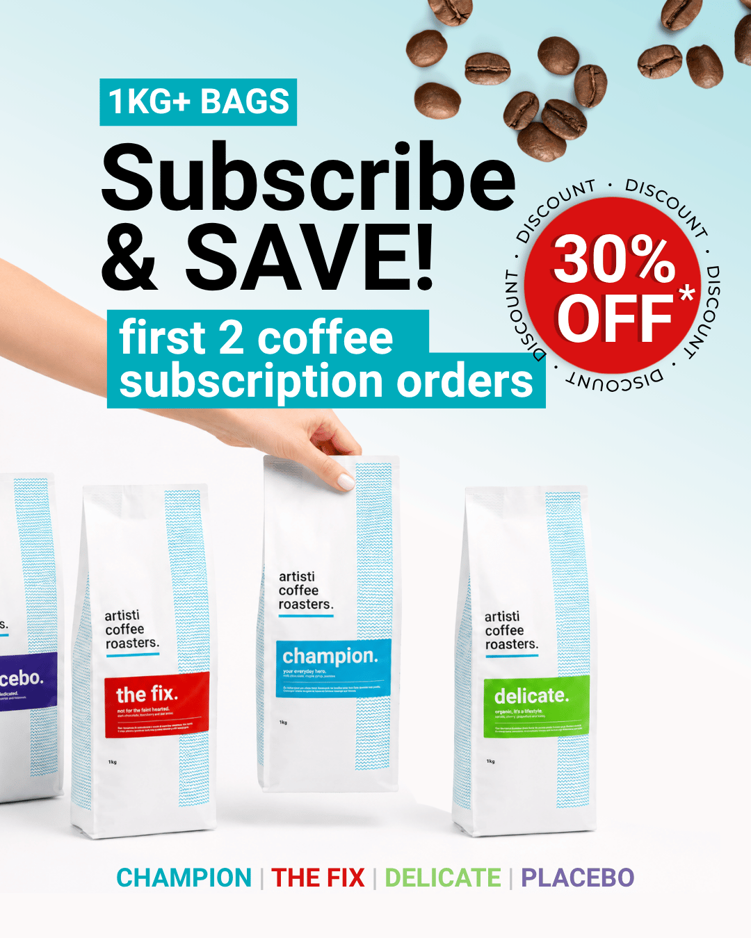 Artisti Coffee Roasters Facebook ad