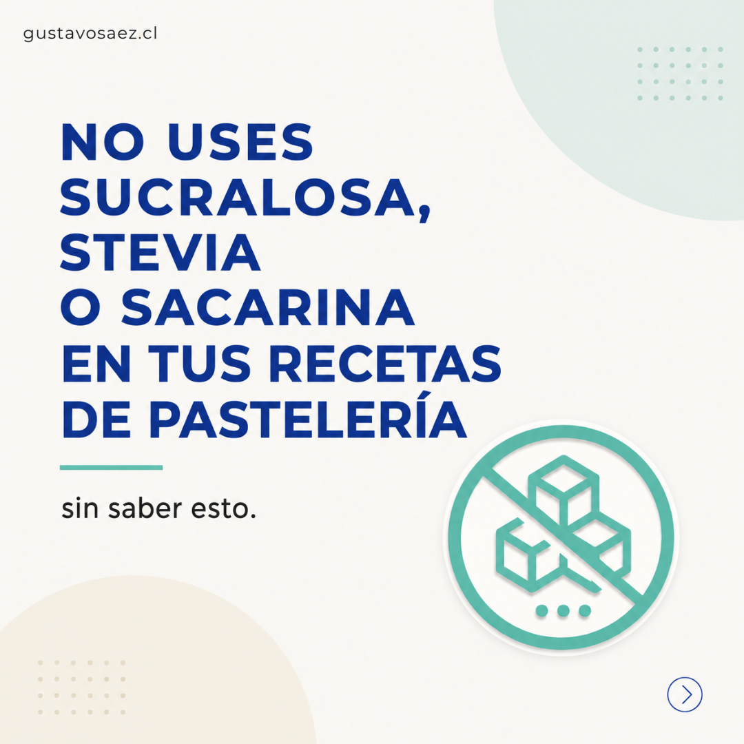Gustavo Sáez Facebook ad: ¡No uses estos endulzantes!