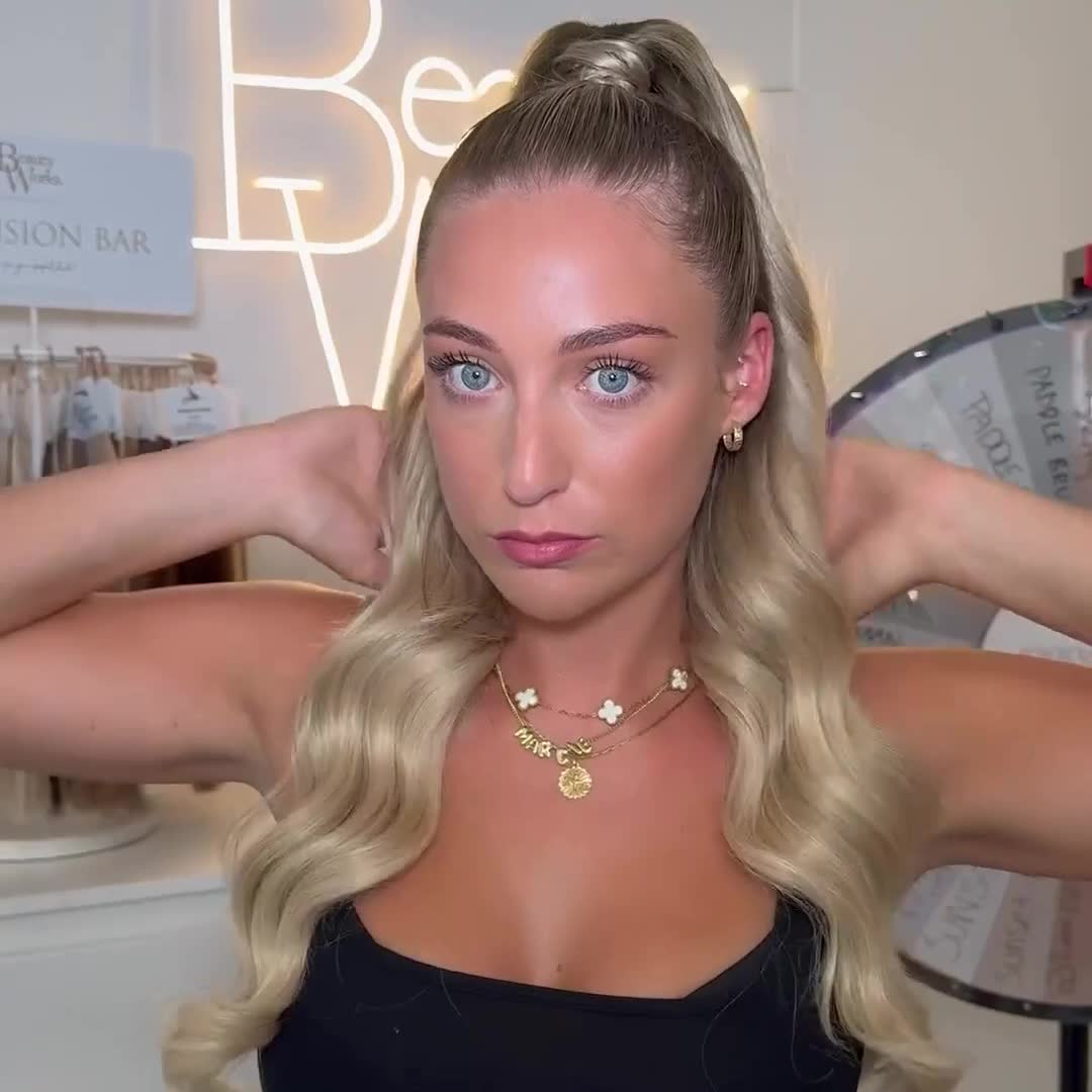 Beauty Works Luxury Hair Extensions Facebook ad: code 𝐒𝐖𝐀𝐓𝐂𝐇𝐔𝐏