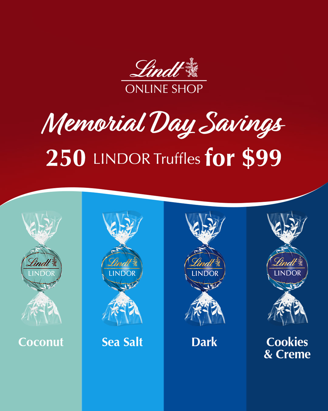 Lindt Facebook ad