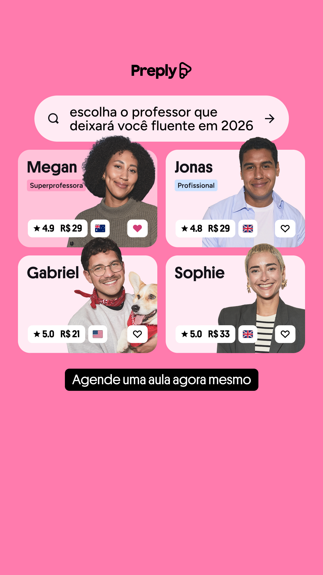 Preply Facebook ad