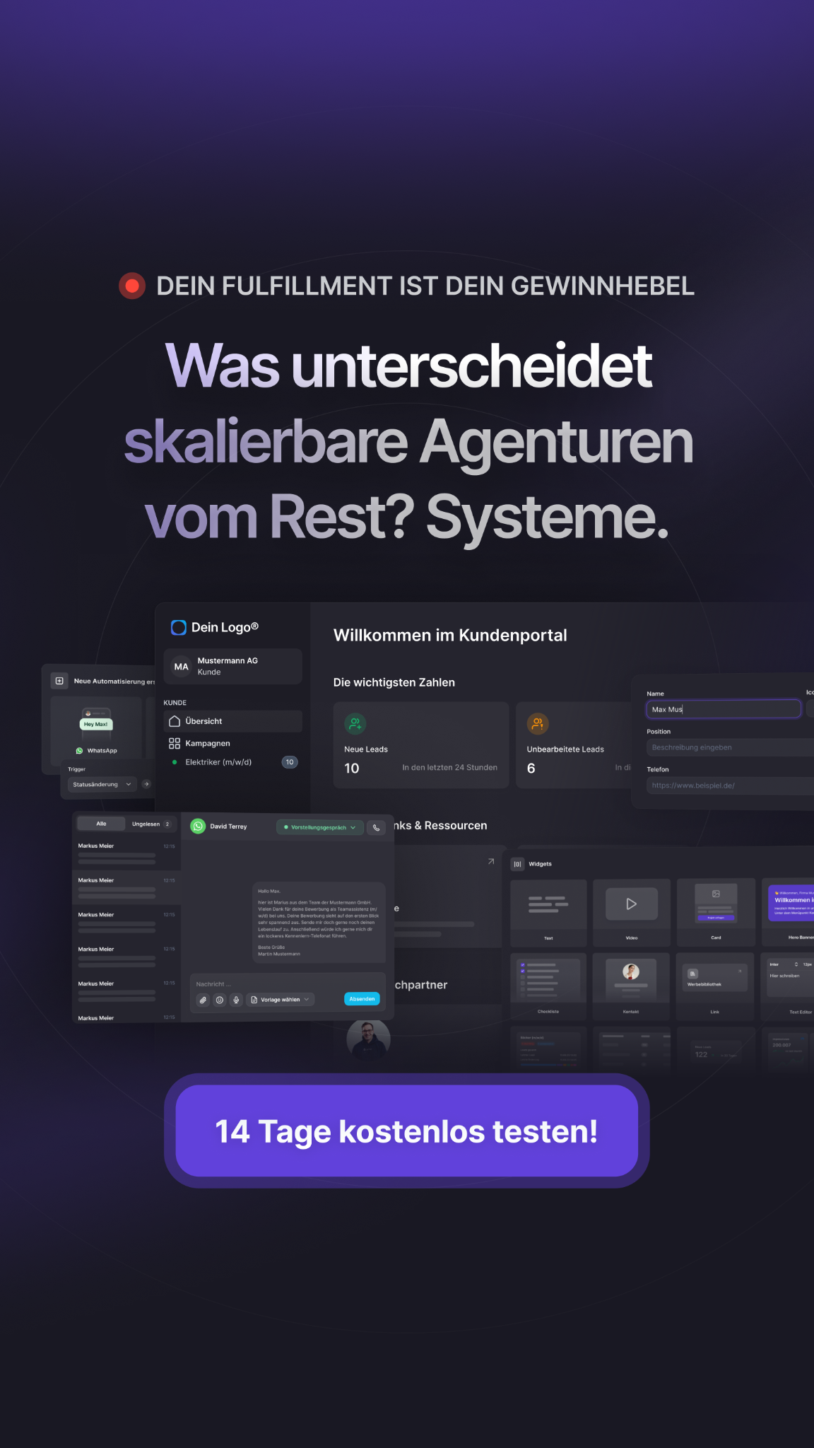 LeadTable - Agentursoftware Facebook ad