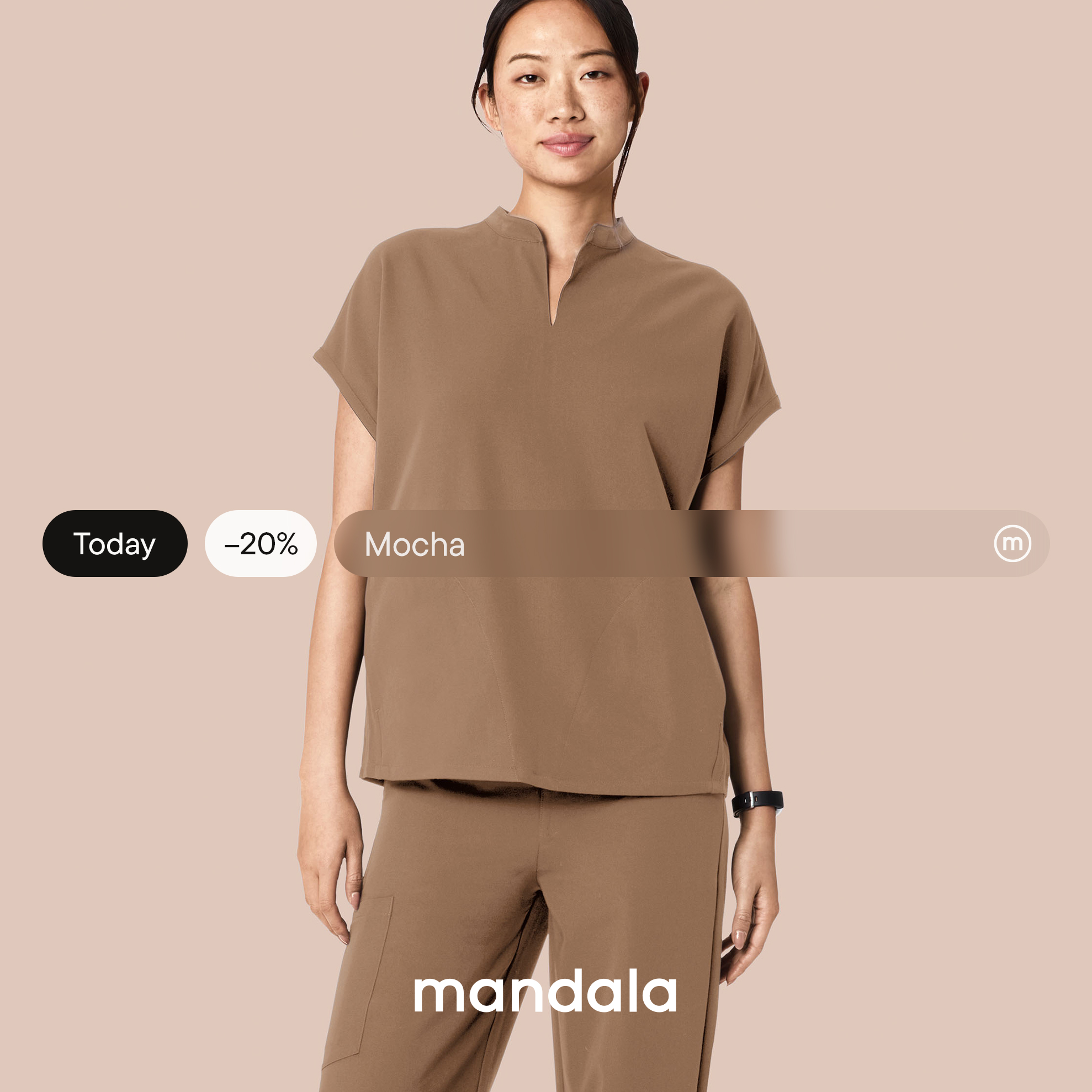 Mandala Scrubs Facebook ad