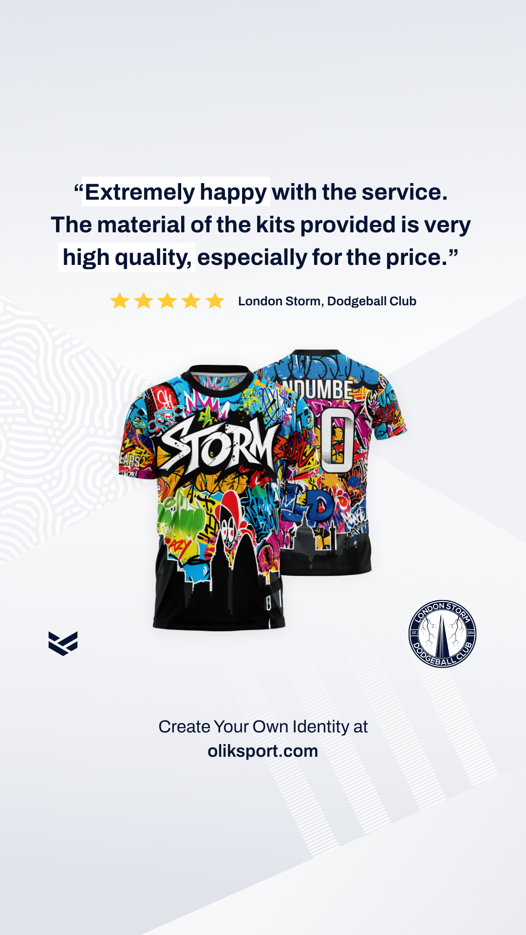 OLIK Facebook ad: Create Your Own Identity