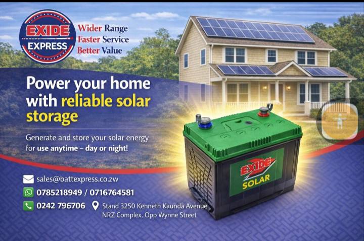 Exide Express Kenneth Kaunda Facebook ad: Every challenge has an answer therefore when it…