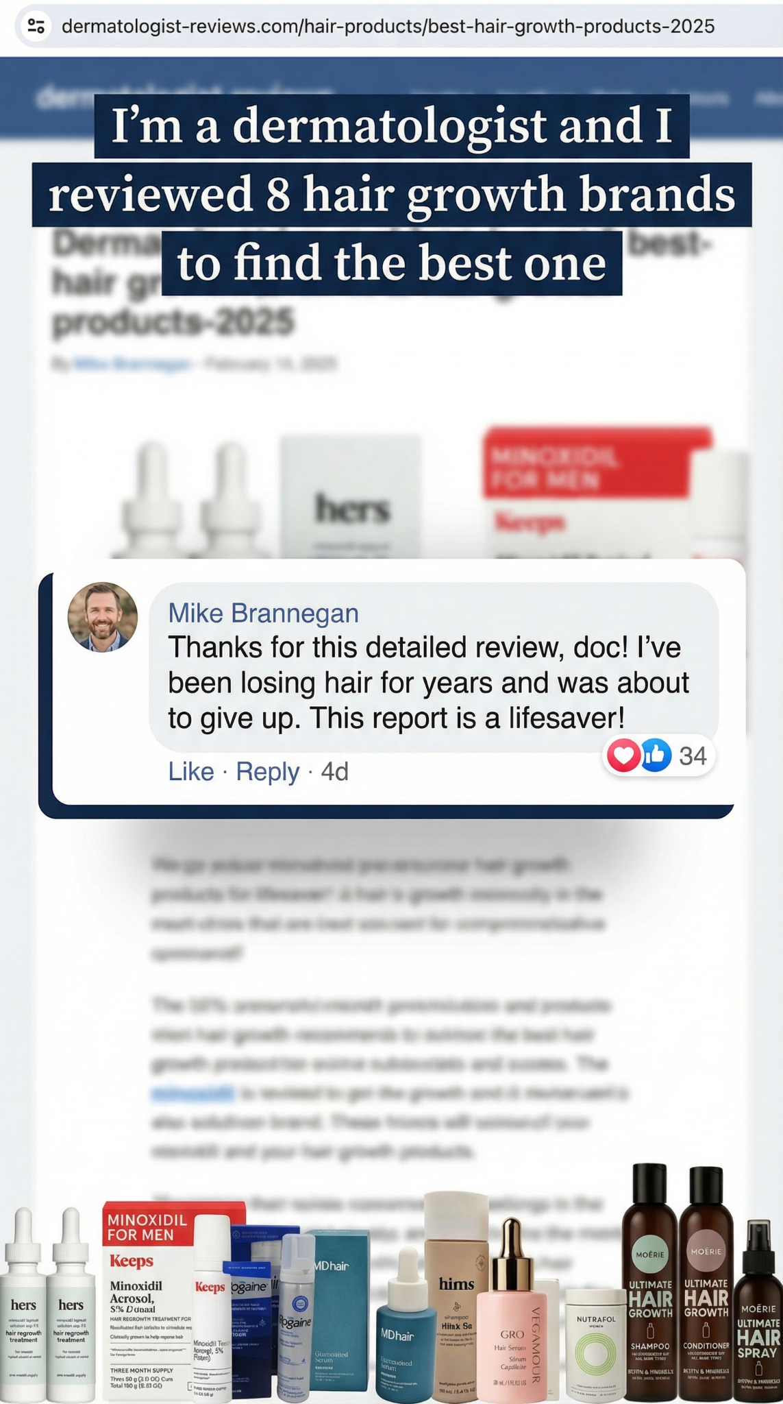Dr. Yoram Harth Facebook ad