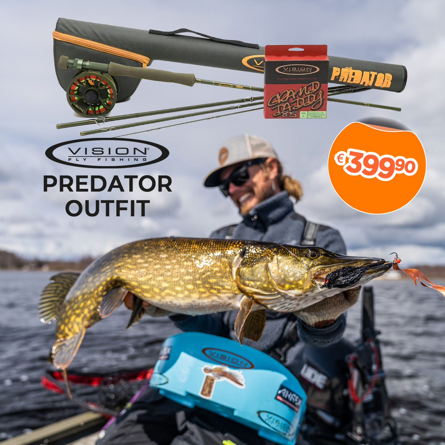 AOS Fly Fishing Facebook ad: VISION Predator Outfit