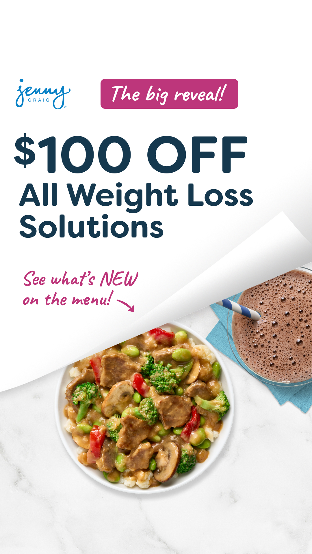 Jenny Craig Facebook ad