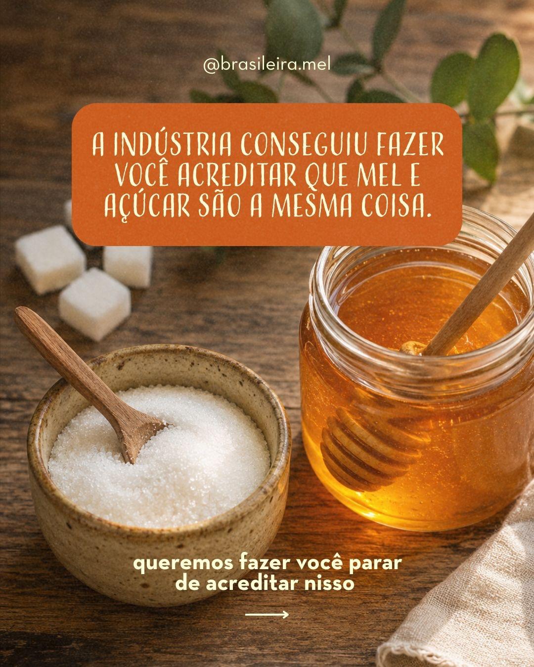 Apiário Brasileira Facebook ad: Mel não é só para adoçar.