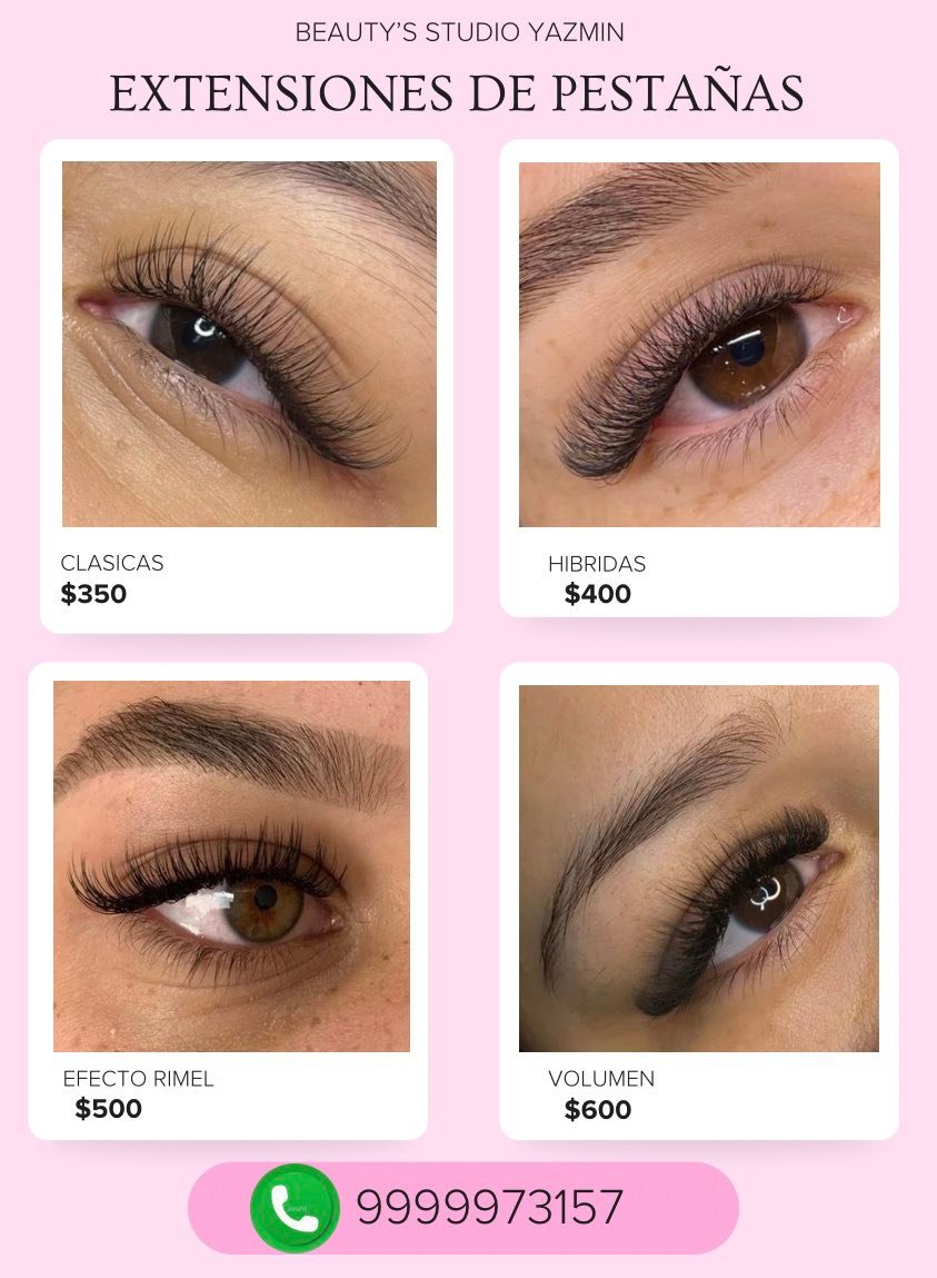 Beauty's Studio Yazmin Facebook ad: PROMOCIONES VÁLIDAS TODO JUNIO