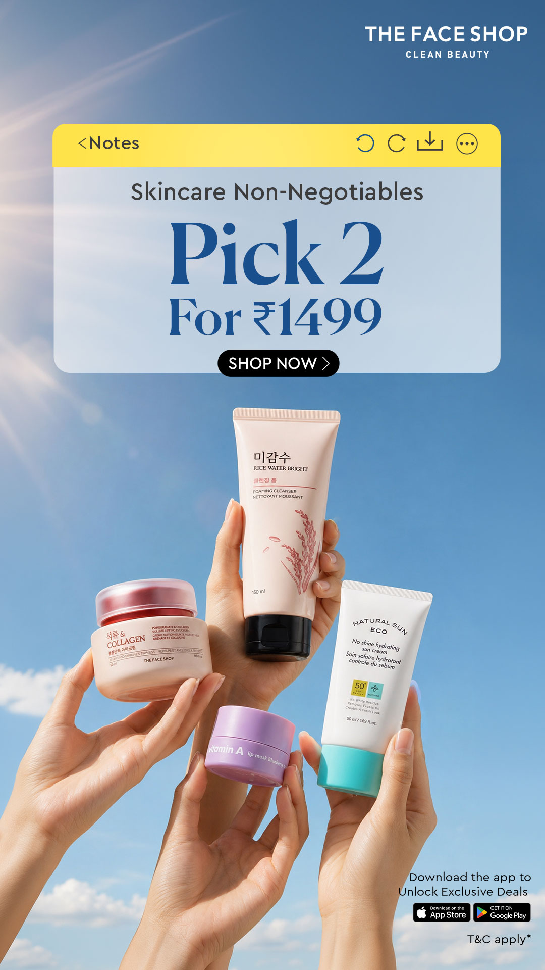 Thefaceshop INDIA Facebook ad