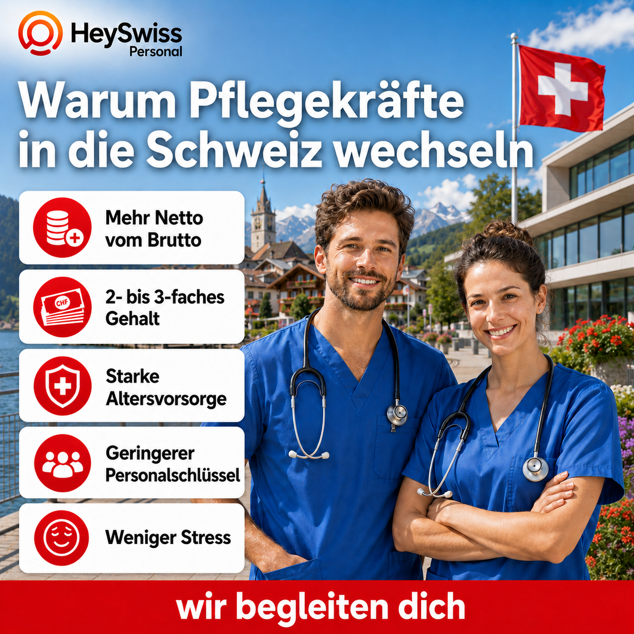 HeySwiss Personal Facebook ad