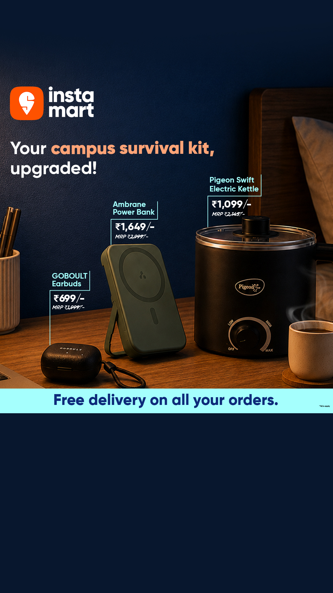 Swiggy Instamart Facebook ad