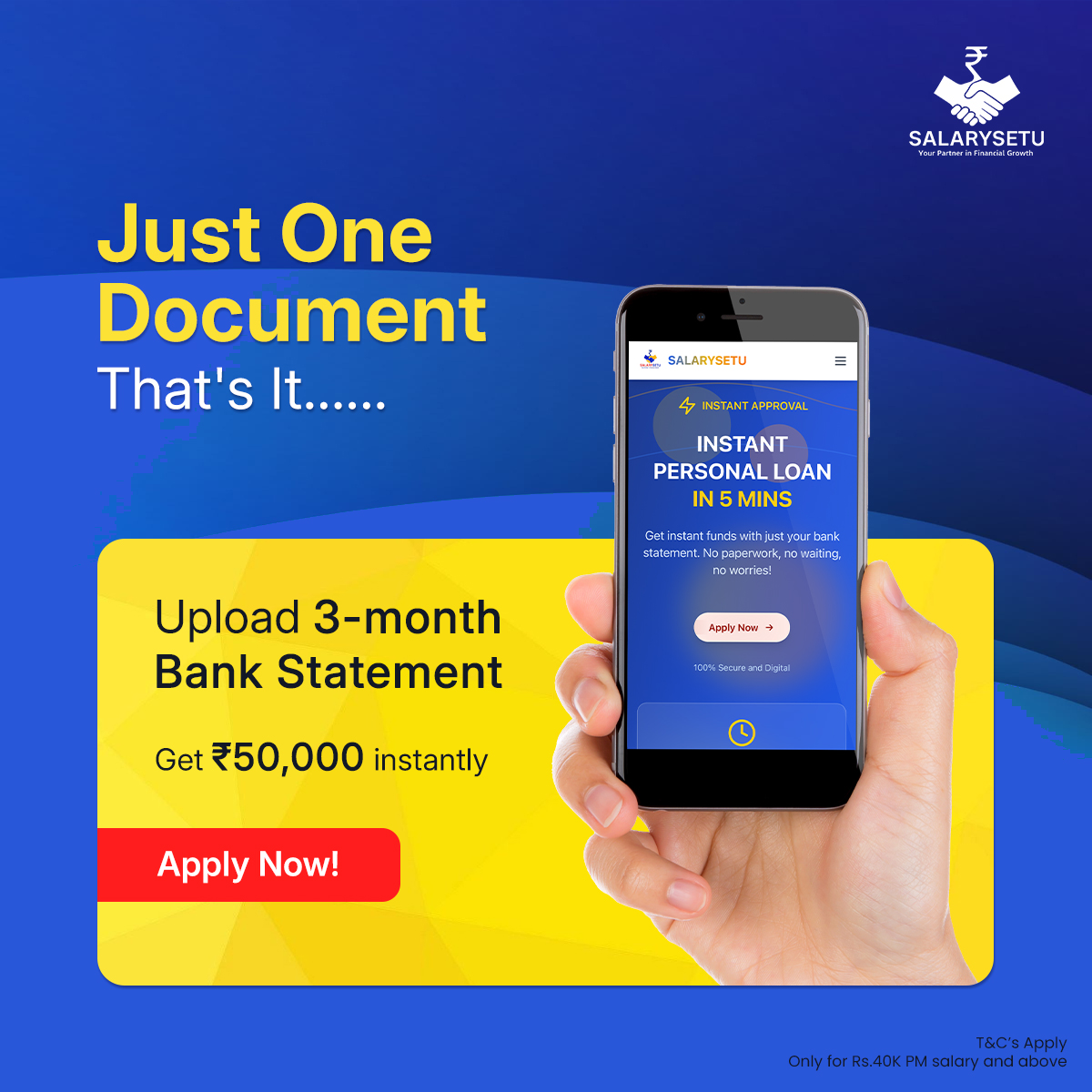 SalarySetu Facebook ad