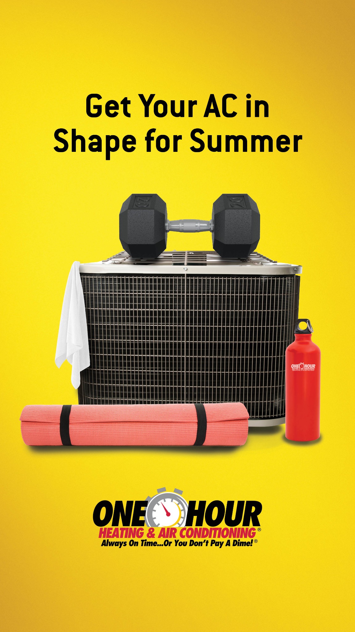 One Hour Heating and Air Conditioning Facebook ad