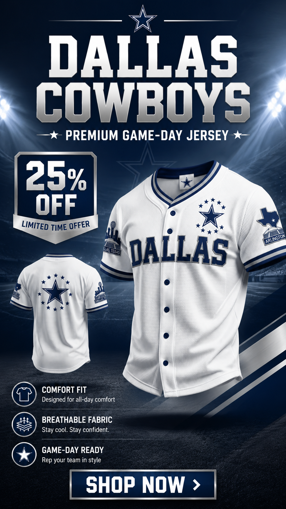 Mrharvie-US Facebook ad: Game Day Style Starts Here!