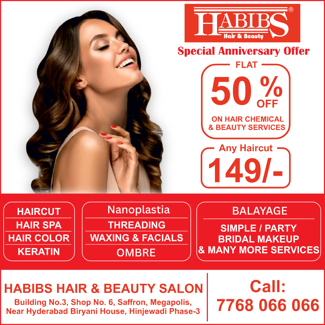 Habibs Hair & Beauty Unisex Salon Hinjewadi Phase3 Facebook ad