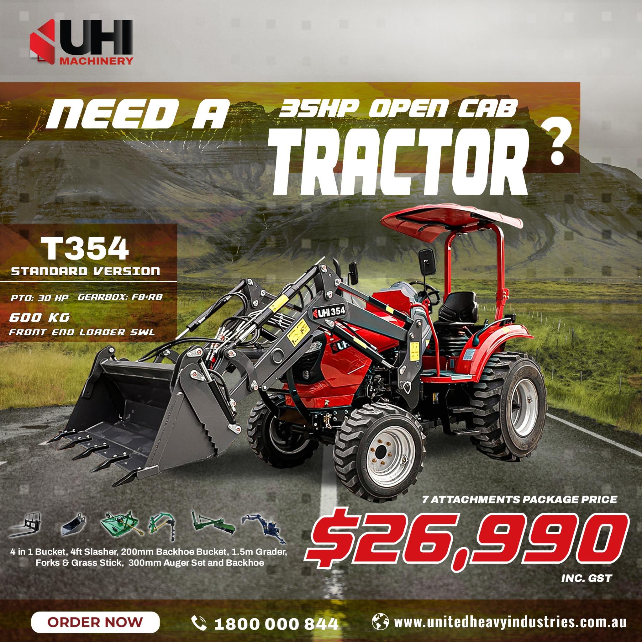 UHI Machinery Facebook ad