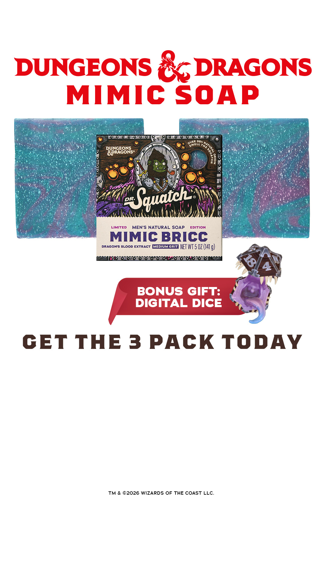 Dr. Squatch Facebook ad