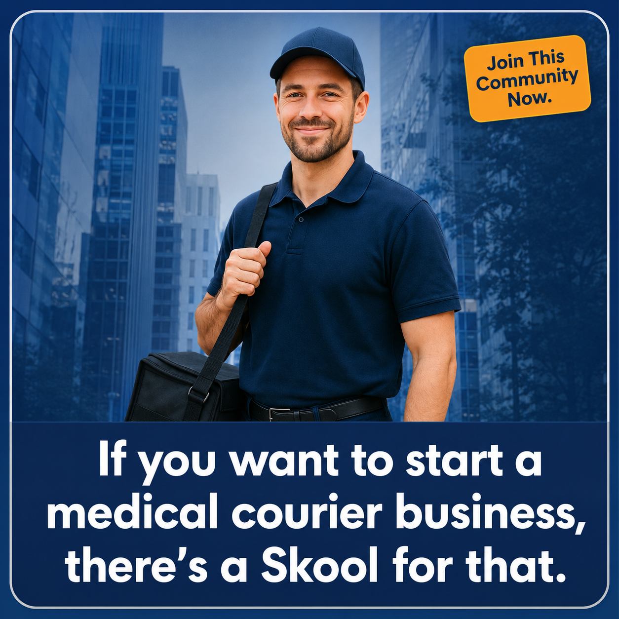 Skool Facebook ad