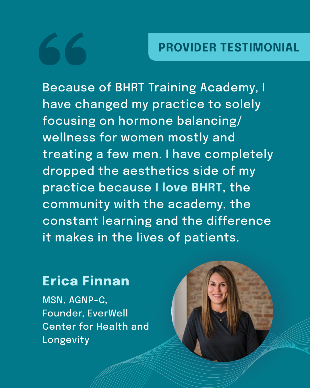 BHRT Training Academy Facebook ad