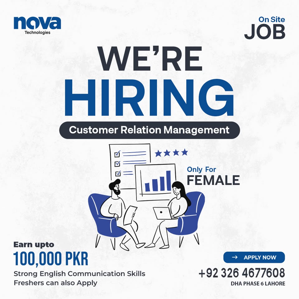 Nova Technologies Facebook ad: Join Our Team!