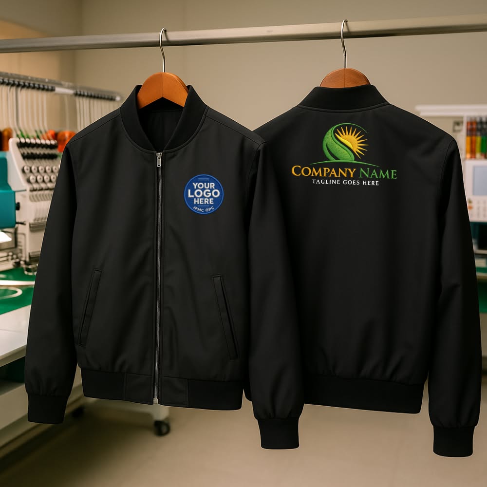 Burdado.ph Facebook ad: As low as ₱990, embroidered corporate jackets!