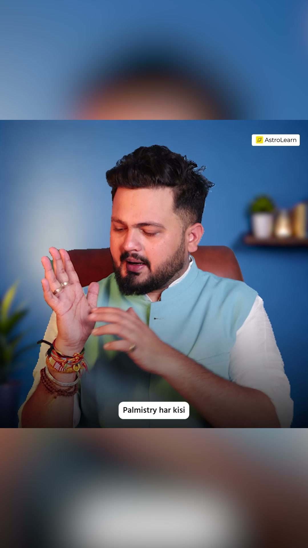 AstroLearn Academy Facebook ad: Practical Guide to Palmistry & Astrology