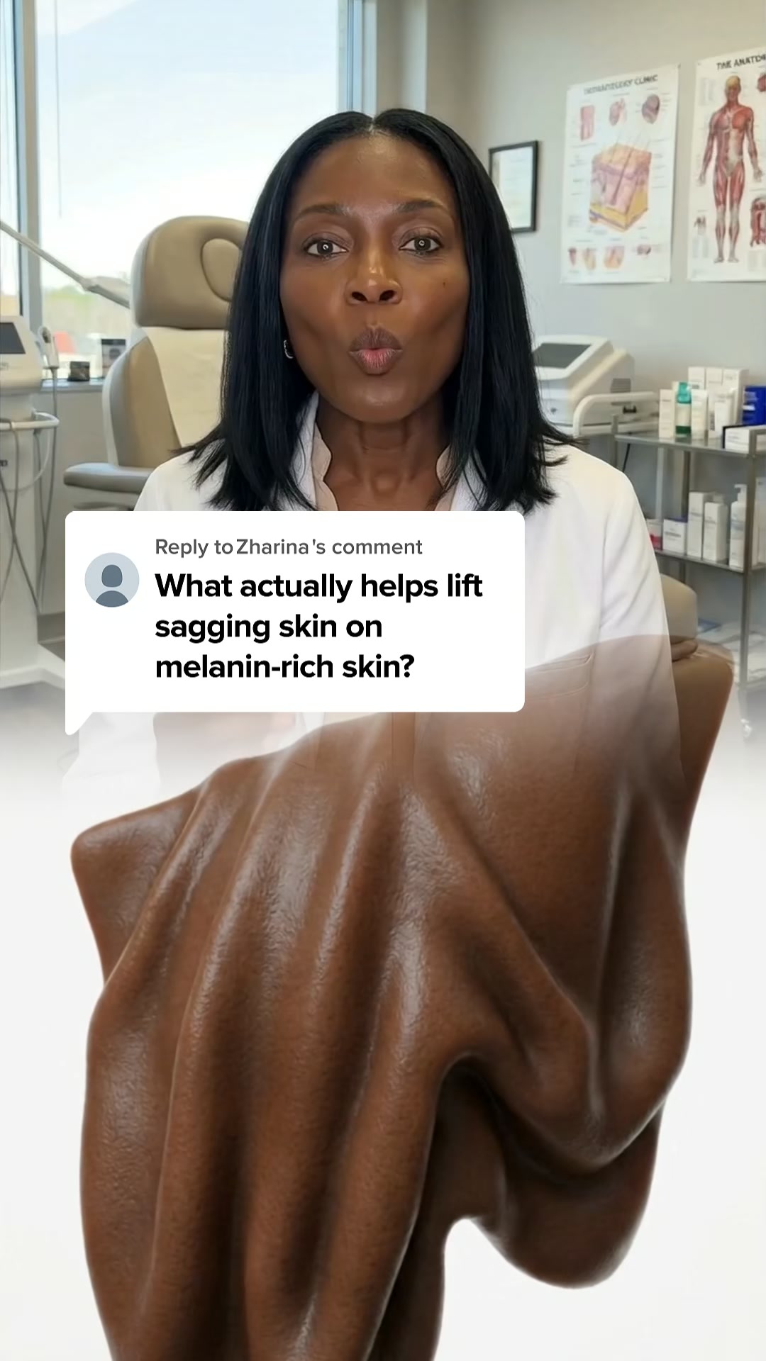 Navaro Facebook ad: Finally. A solution for sagging skin.
