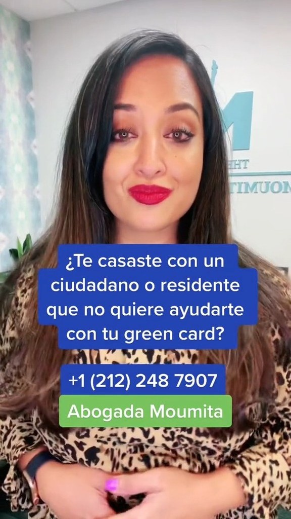 The Law Firm of Moumita Rahman, PLLC Facebook ad: Con VAWA, podría ser posible iniciar o continuar…