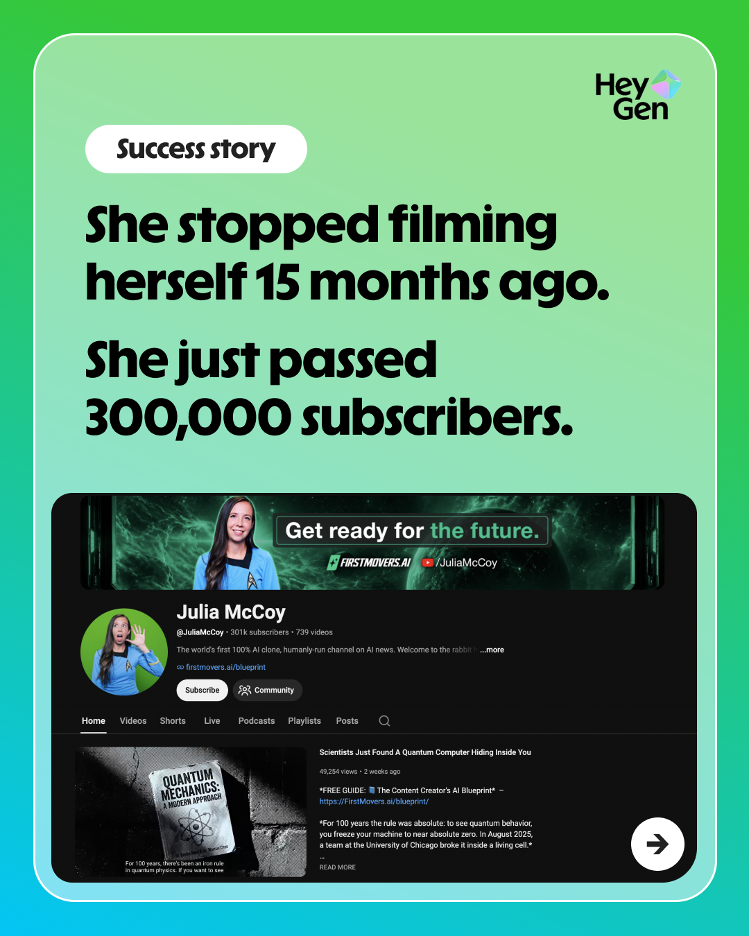 HeyGen Facebook ad