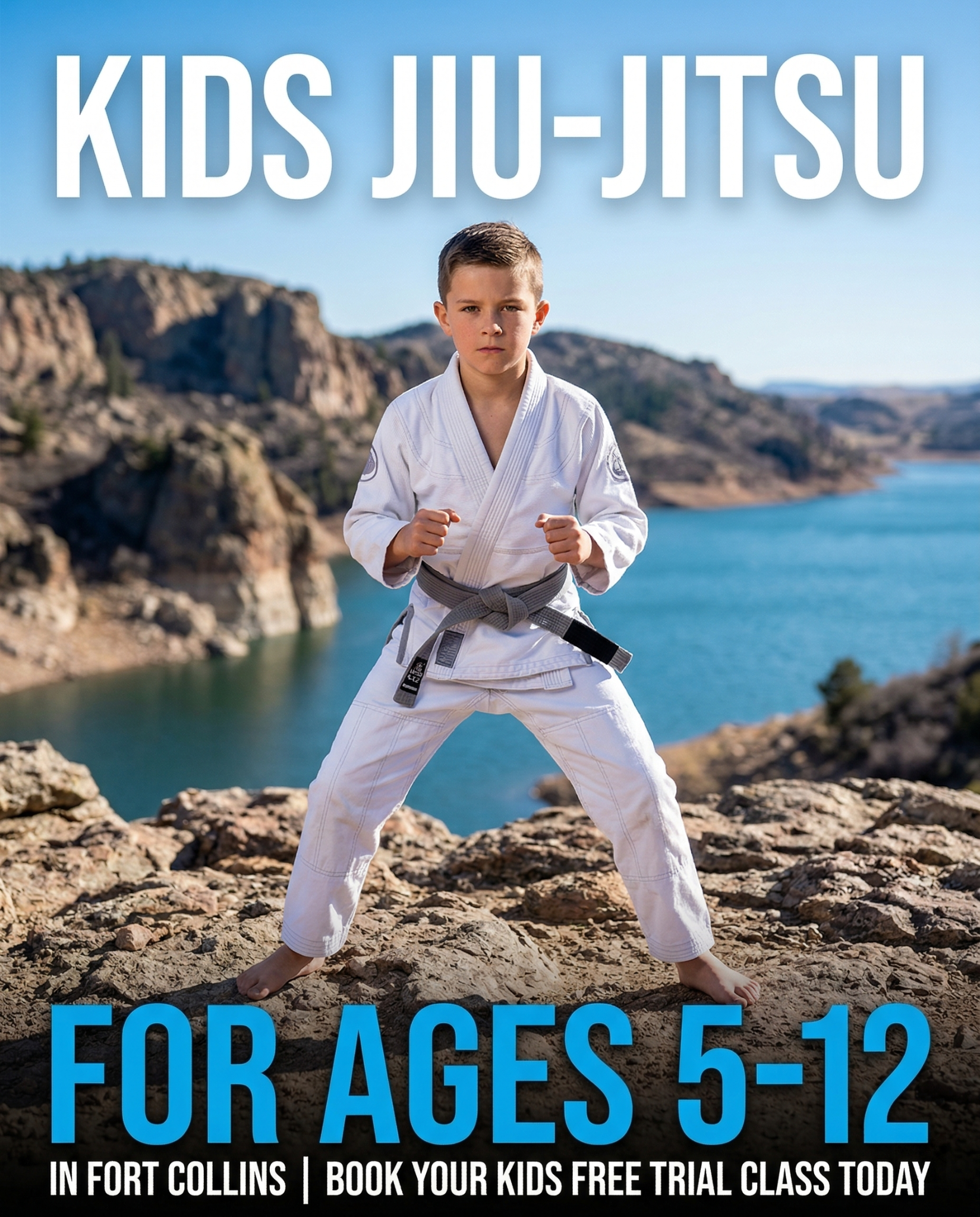 Total Ryu Martial Arts Facebook ad: Free Kids Martial Arts Class in Fort Collins