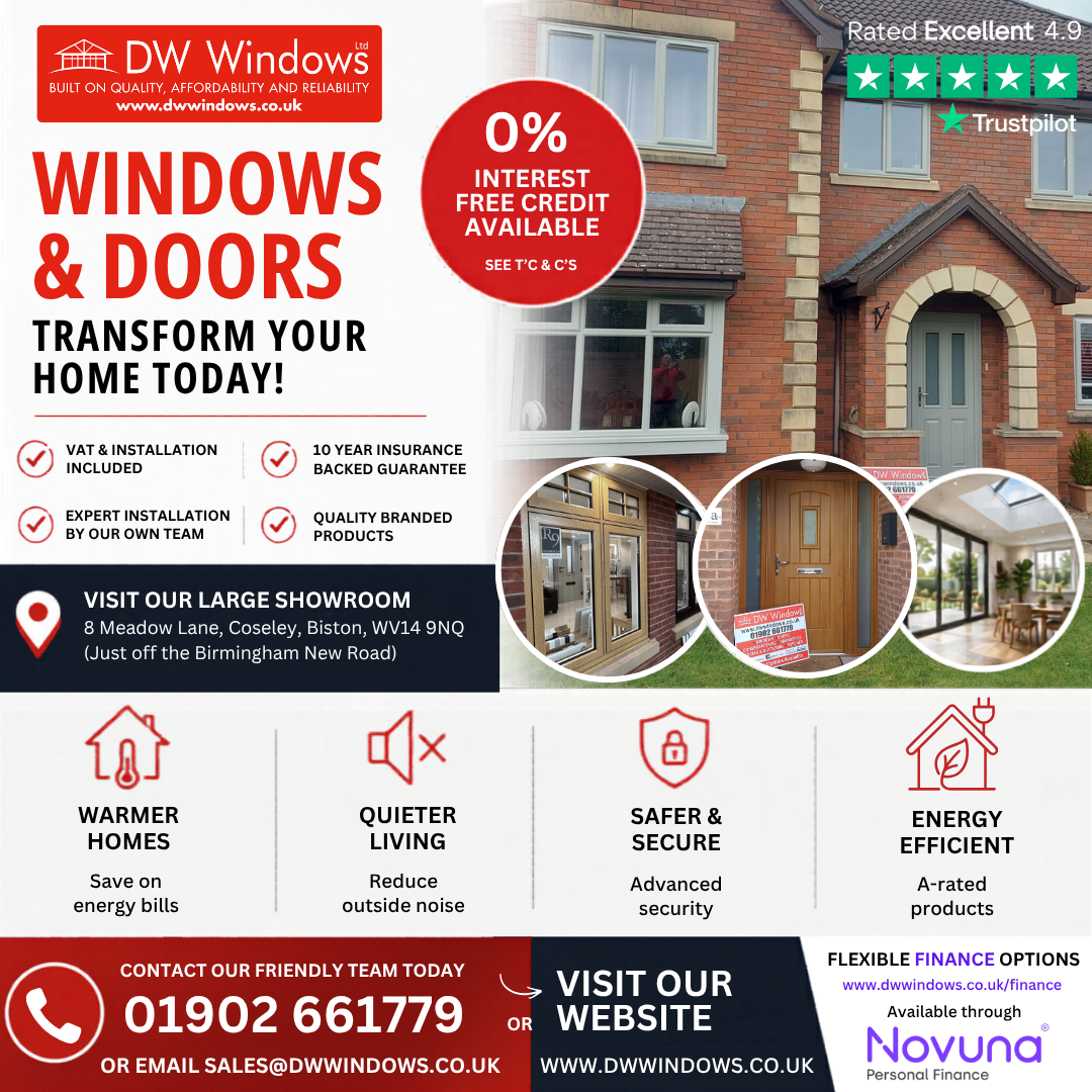 DW Windows Facebook ad: Refresh your West Midlands home with new stylish…