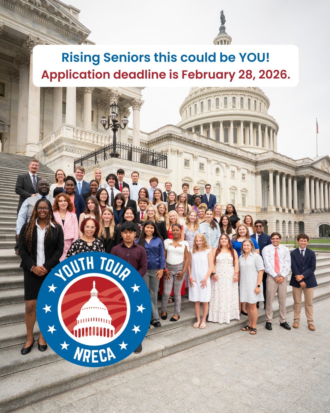 Jones-Onslow EMC Facebook ad: 2026 Youth Tour Application - Jones-Onslow EMC