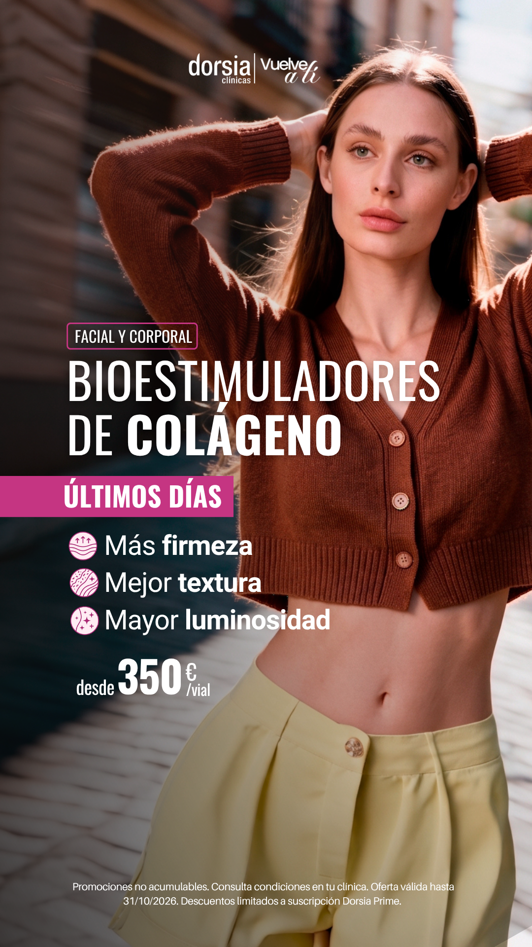 Clínicas Dorsia Facebook ad: Dale a tu piel una nueva oportunidad