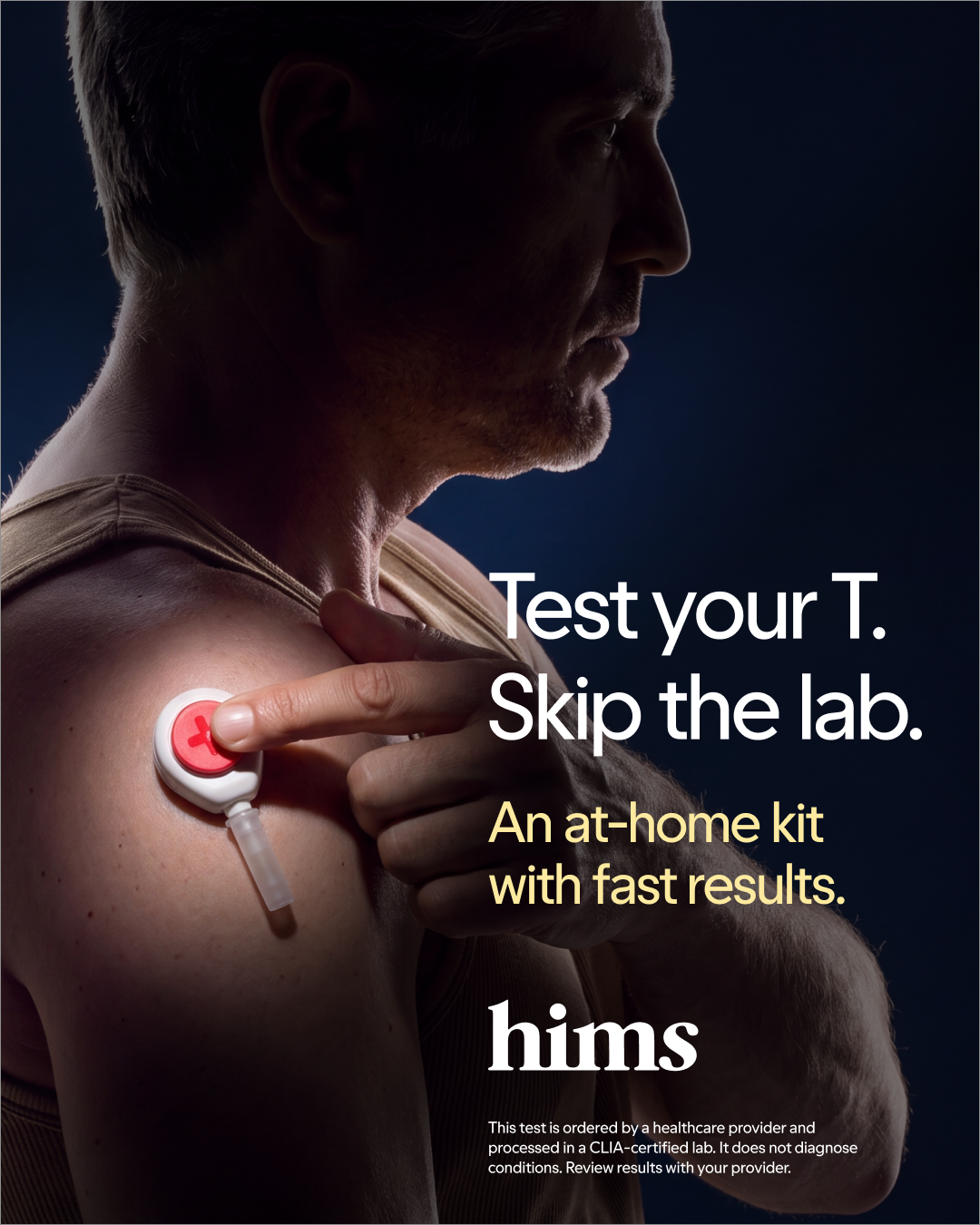 hims Facebook ad: Get Started Today